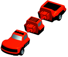 Load image into Gallery viewer, Popular Playthings Mix or Match Micro Vehicle Set 1
