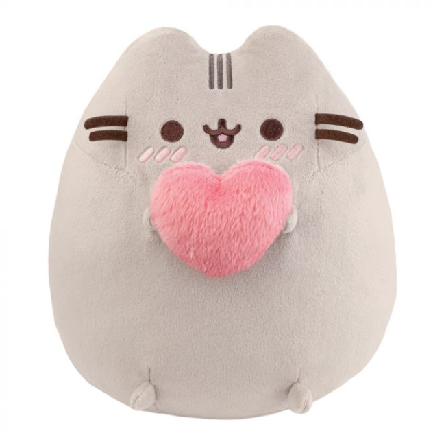 Pusheen Holding Heart