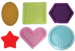 Iron Me Beads - Small Boards 6 Pack Assorted Shapes