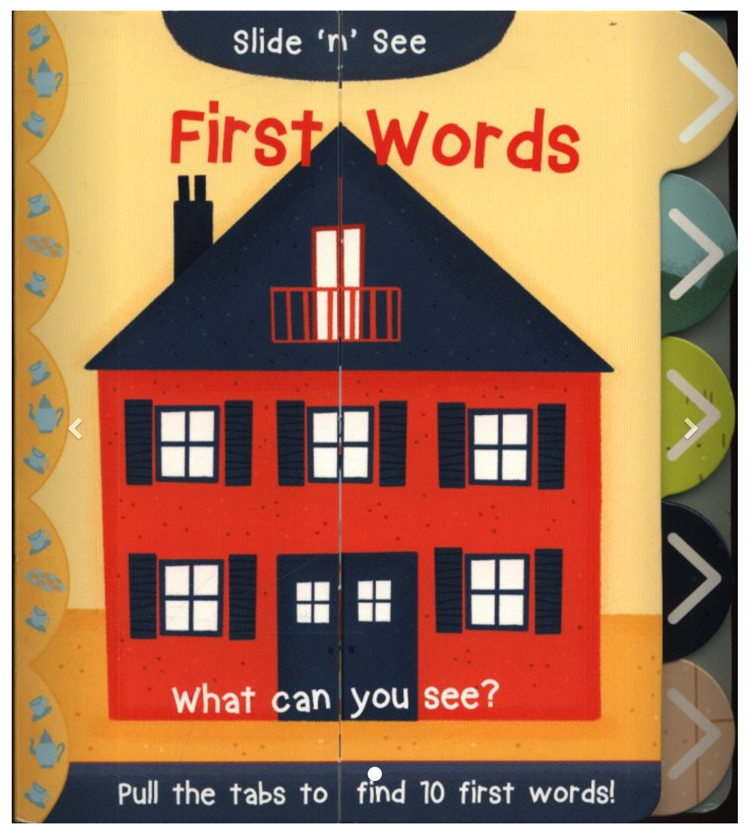 Slide & See First Words - Board Book