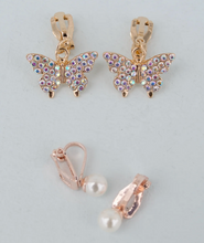 Load image into Gallery viewer, Great Pretenders Butterfly Clip on Earrings
