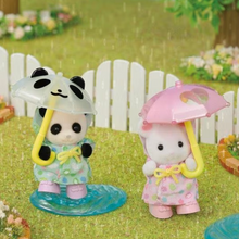 Load image into Gallery viewer, Sylvanian Families Nursery Friends Rainy Day Duo
