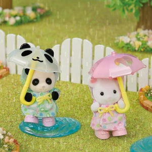 Sylvanian Families Nursery Friends Rainy Day Duo