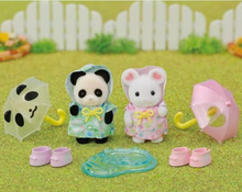 Load image into Gallery viewer, Sylvanian Families Nursery Friends Rainy Day Duo
