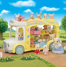 Load image into Gallery viewer, Sylvanian Families Rainbow Fun Nursery Bus
