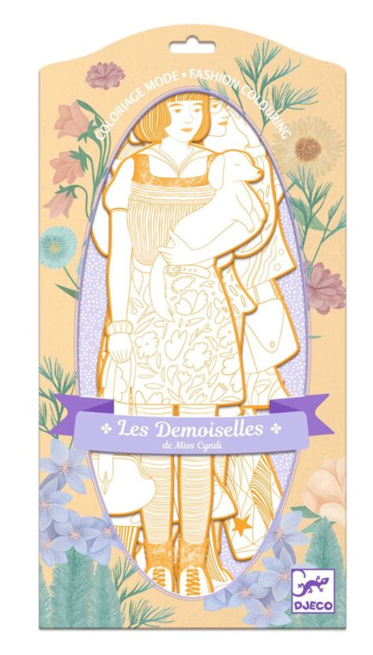 Djeco Les Demoiselles Colouring - Scout & Friends