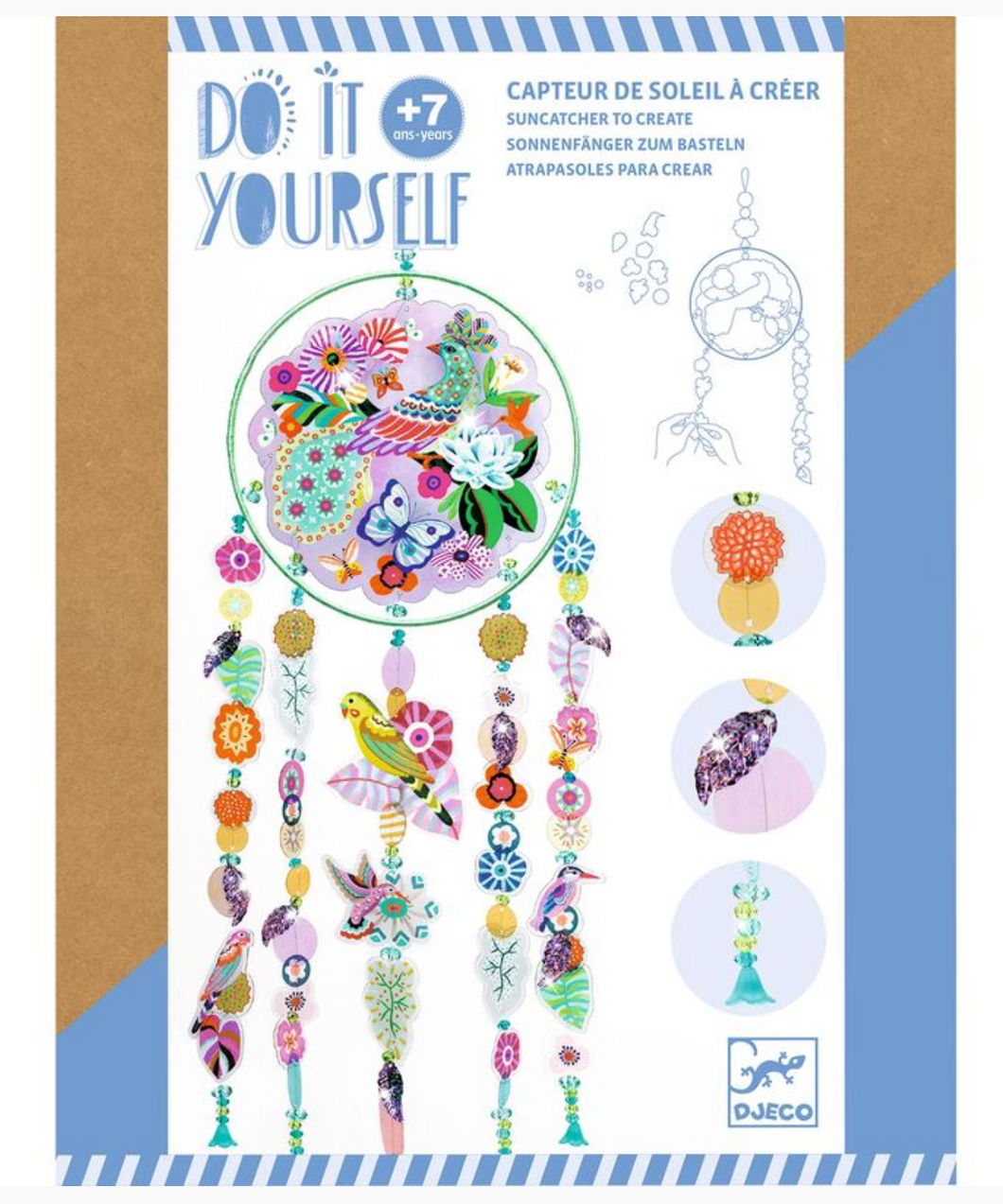 Djeco Do It Yourself Paradise Bird Suncatcher