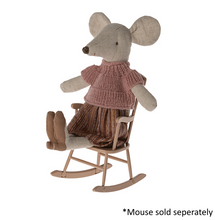 Load image into Gallery viewer, Maileg Rocking Chairs Mouse Dark Powder
