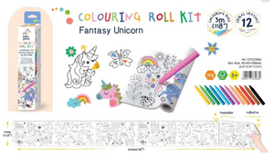 Colouring Roll Kit Fantasy Unicorn