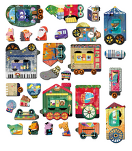 Load image into Gallery viewer, Mier Edu Travel Magnetic Box Trains
