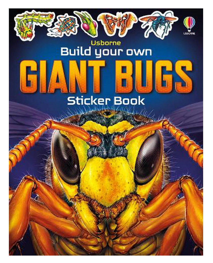 Usborne Build Your Own Giant Bugs Sticker Book
