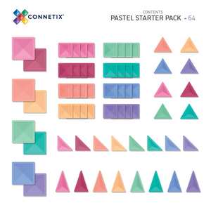 Connetix 64 Pastel Starter Pack