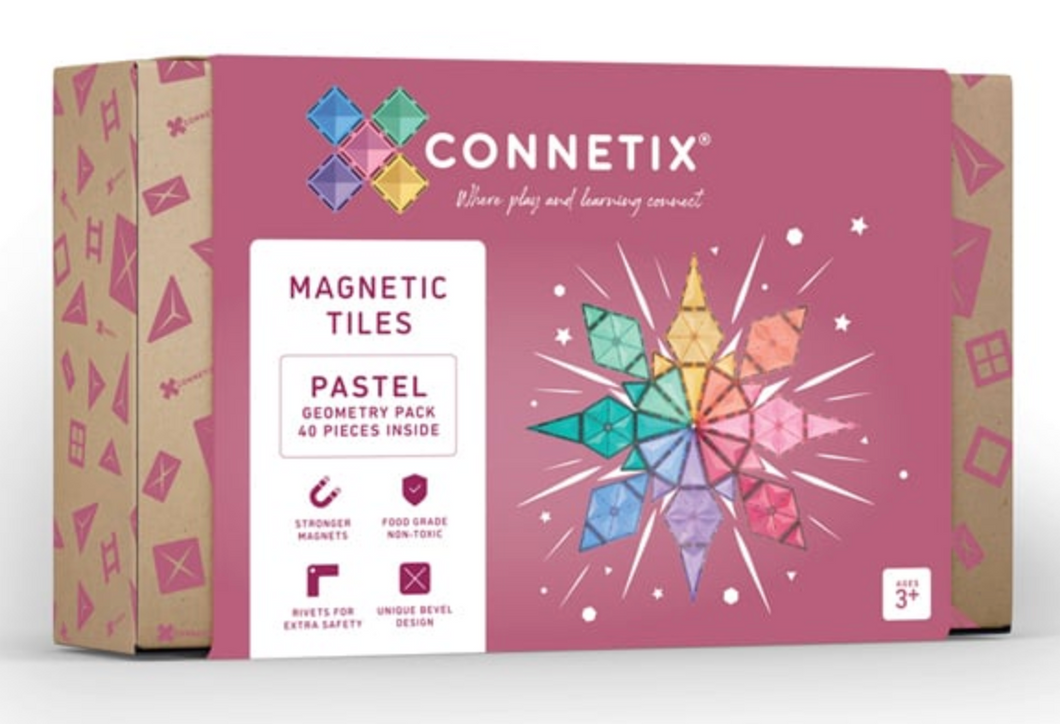 Connetix 40 piece Pastel Geometry Pack