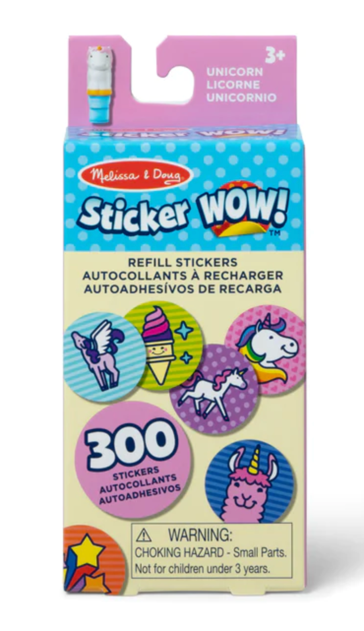 Melissa & Doug Sticker WOW? Sticker Refill Unicorn