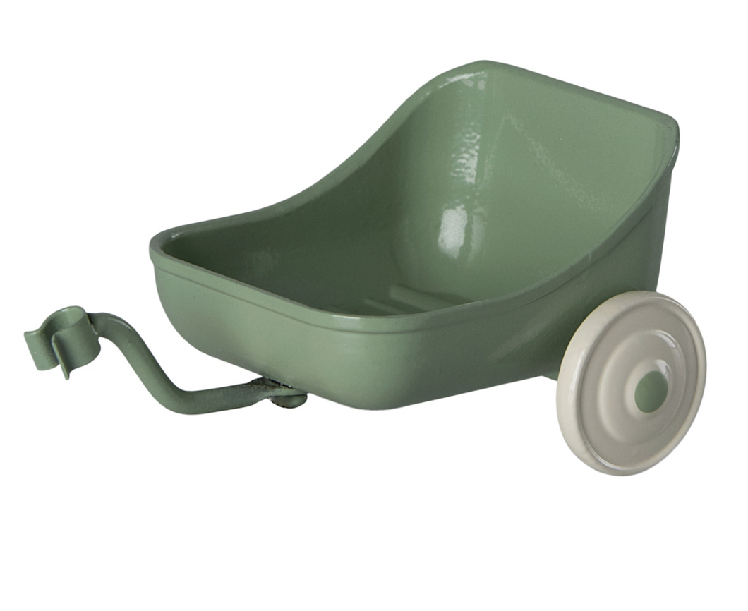Maileg Tricycle Trailer Green