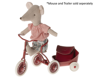 Maileg Abri à Tricycle for Mouse Red
