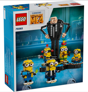 Lego Despicable ME4 Brick-Built Gru and Minions 75582