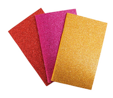 Load image into Gallery viewer, Glitter Notebooks Pack of 3
