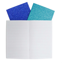 Load image into Gallery viewer, Glitter Notebooks Pack of 3
