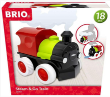 Load image into Gallery viewer, Brio Steam &amp; Go Train 30411
