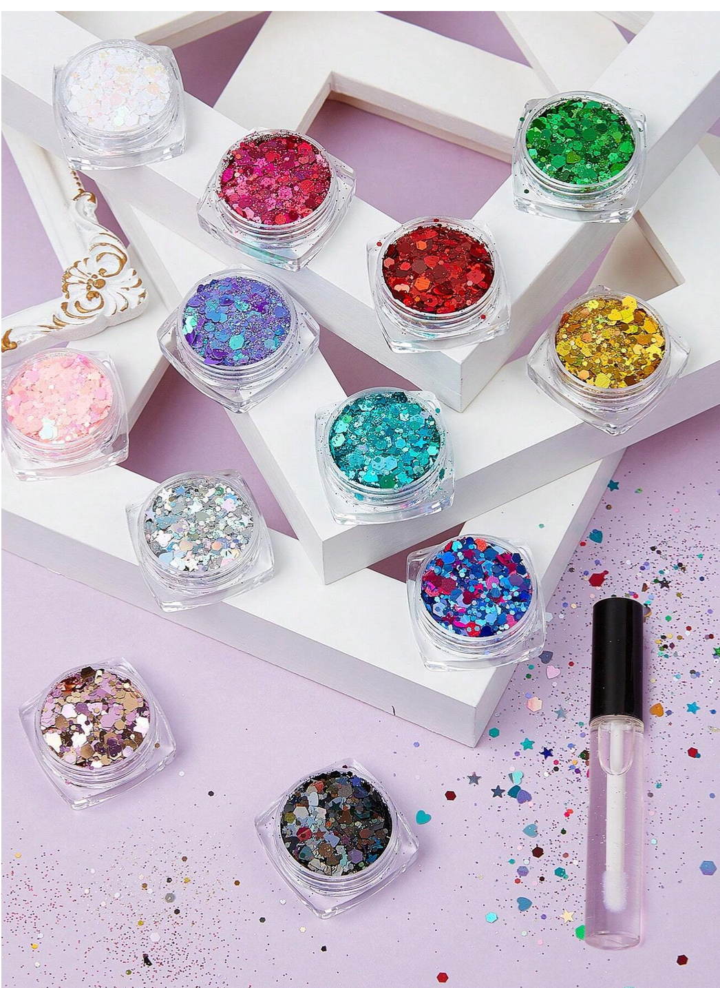 Face & Body Glitter 12 Colours