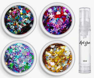 Face & Body Glitter 4 Colurs