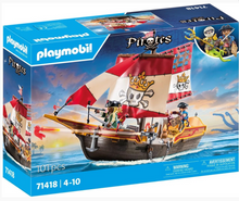 Load image into Gallery viewer, Playmobil Pirate Ship 71418
