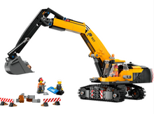 Load image into Gallery viewer, Lego City Yellow Construction Excavator 60420
