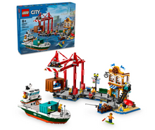 Load image into Gallery viewer, Lego City Seaside Harbor with Cargo Ship 60422
