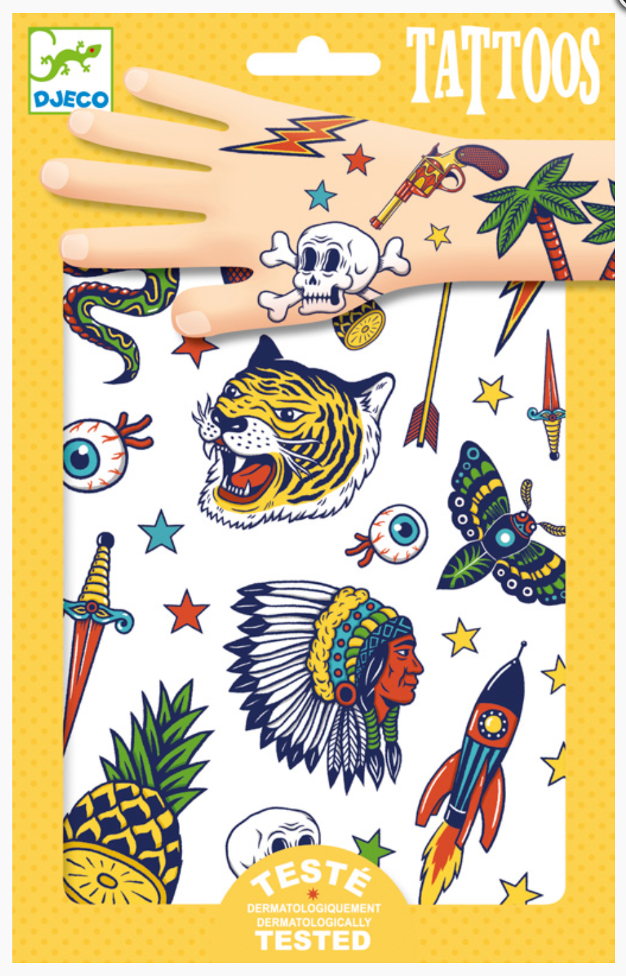 Djeco Bang Bang Temporary Tattoos