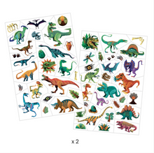 Load image into Gallery viewer, Djeco Dino Club Temporary Tattoos
