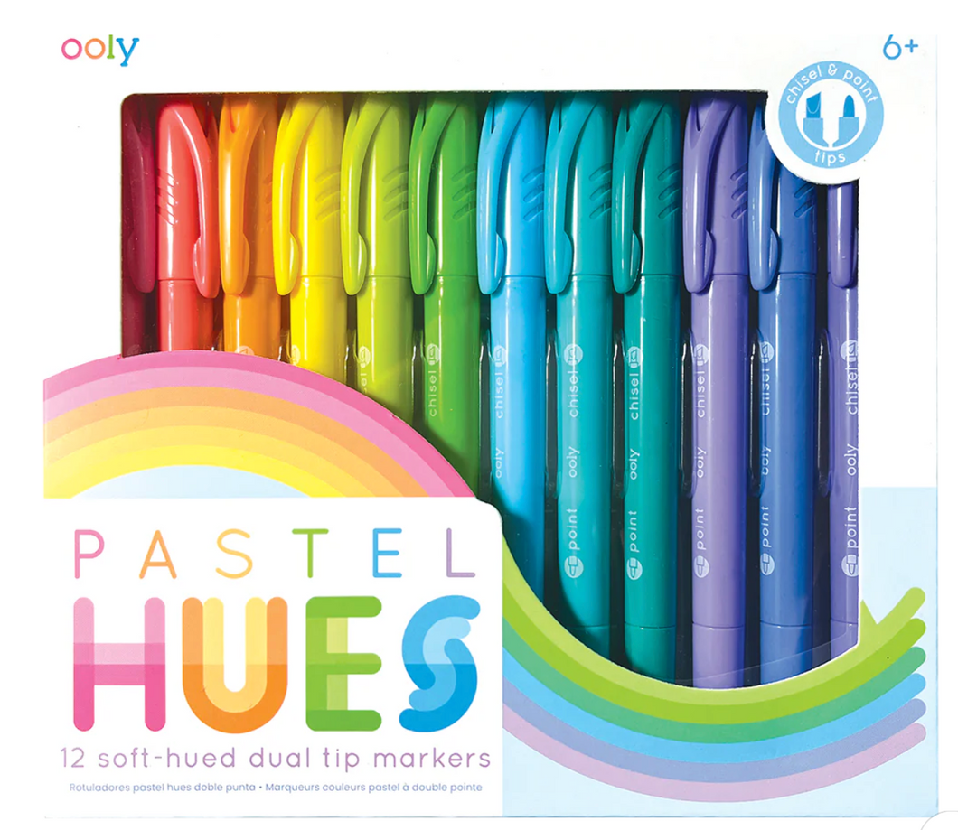 Ooly Pastel Hues Markers Set of 12