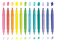 Load image into Gallery viewer, Ooly Pastel Hues Markers Set of 12
