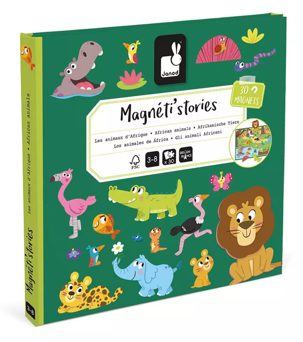 Janod Magnetic Stories - African Animals