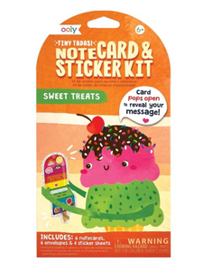 Ooly Notecard & Sticker Set Sweet