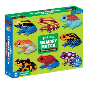 Mudpuppy Shaped Memory Match Frogs