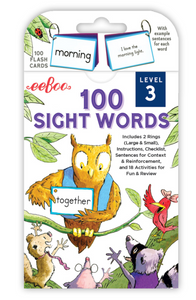 Eeboo 100 Sight Words Level 3 Flash Cards