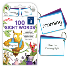 Load image into Gallery viewer, Eeboo 100 Sight Words Level 3 Flash Cards
