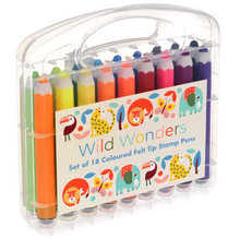 Load image into Gallery viewer, Rex London Wild Wonders Felt Tip Stamp Pens
