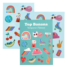 Load image into Gallery viewer, Rex London Top Banana Temporary Tattoos
