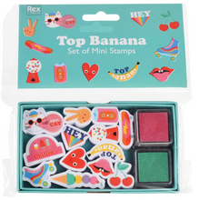 Load image into Gallery viewer, Rex London Top Banana Mini Stamp Set
