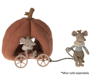 Maileg  Pumpkin Carriage Mouse