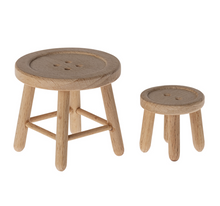 Load image into Gallery viewer, Maileg Table &amp; Stool Set Mouse
