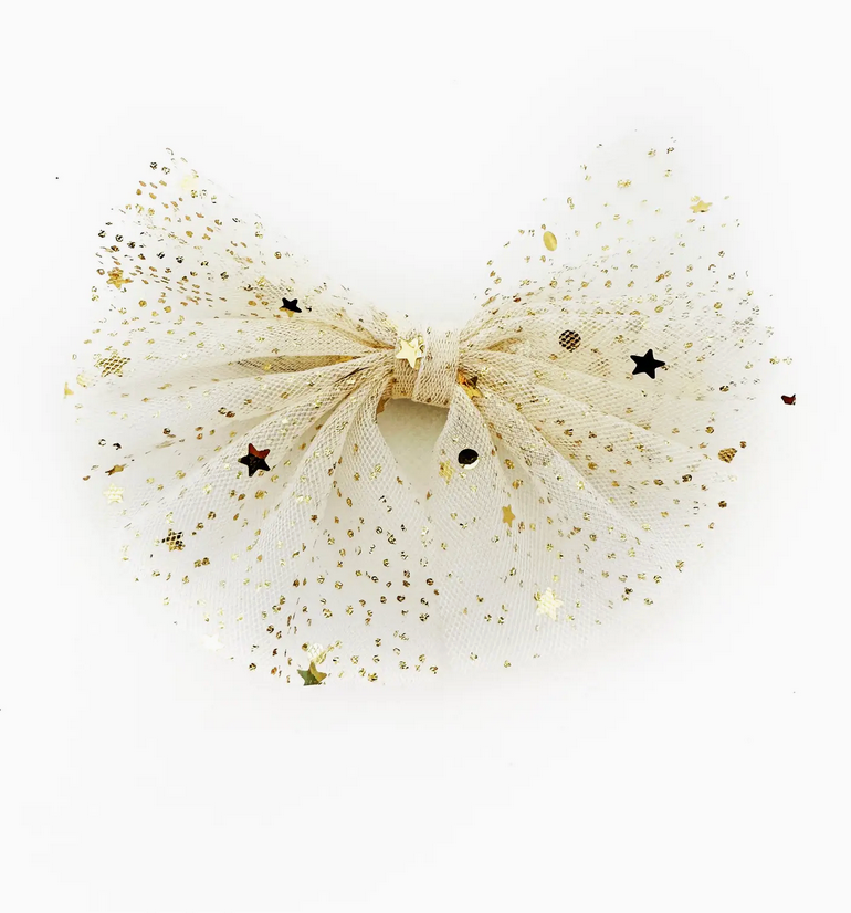 Tulle Hair Clip Starry Night