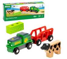 Load image into Gallery viewer, Brio Farm Battery Train 36018
