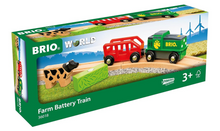 Load image into Gallery viewer, Brio Farm Battery Train 36018
