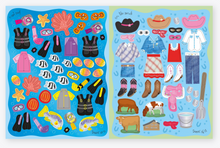 Load image into Gallery viewer, Usborne Sticker Dolly Dressing Holiday
