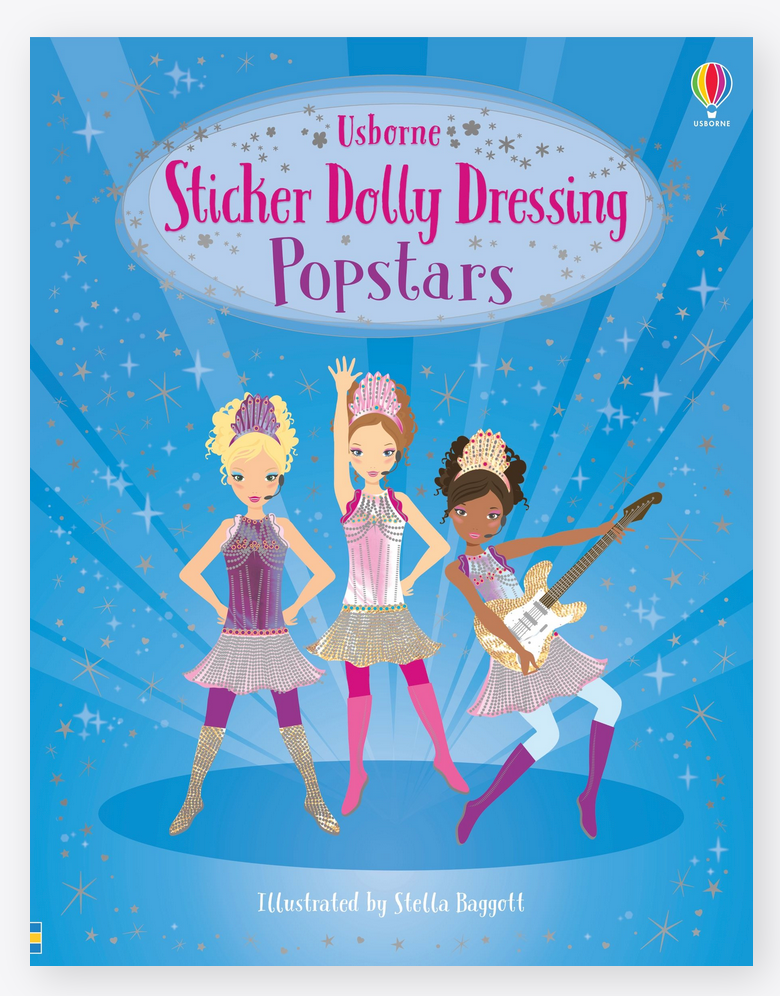 Usborne Sticker Dolly Dressing Popstars