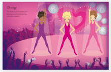 Load image into Gallery viewer, Usborne Sticker Dolly Dressing Popstars
