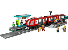 Load image into Gallery viewer, Lego City Downtown Streetcar and Station 60423
